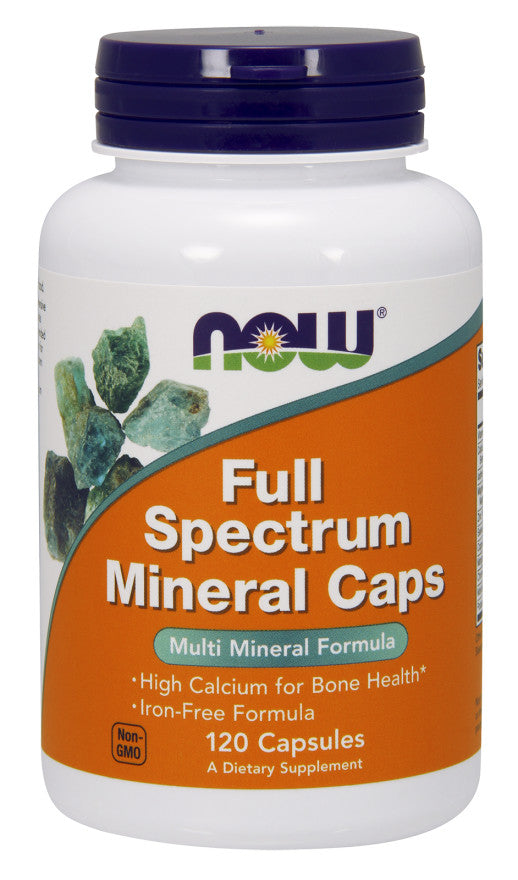NOW Foods Full Spectrum Minerals, Iron-Free 120 caps