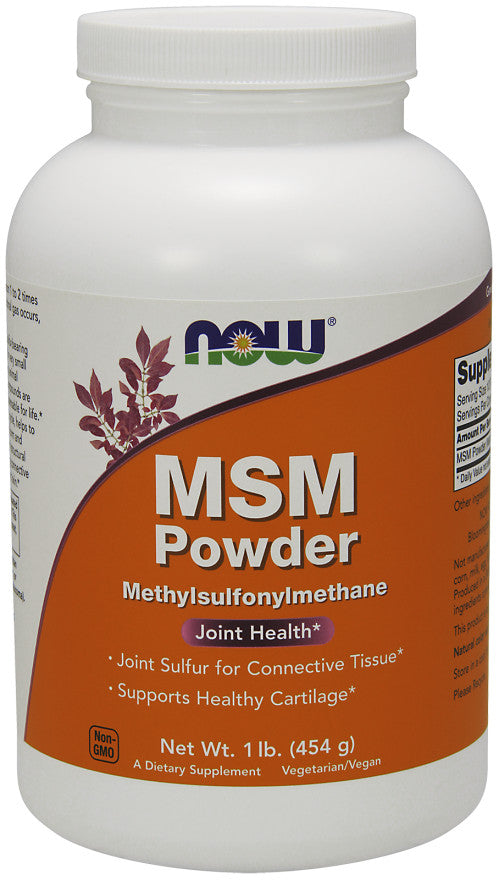 NOW Foods MSM Methylsulphonylmethane, Powder  454g