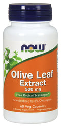 NOW Foods Olive Leaf Extract, 500mg 60 vcaps