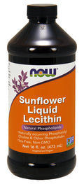 NOW Foods Sunflower Lecithin, Liquid 473 ml.