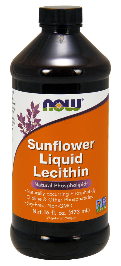 NOW Foods Sunflower Lecithin, Liquid 473 ml.