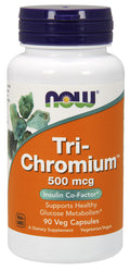 NOW Foods Tri-Chromium, 500mcg 90 vcaps