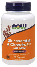 NOW Foods Glucosamine & Chondroitin with MSM 90 caps