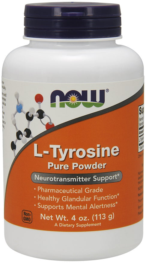 NOW Foods L-Tyrosine, Powder 113g