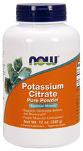 NOW Foods Potassium Citrate, Pure Powder 340g