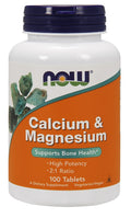NOW Foods Calcium & Magnesium 100 tablets