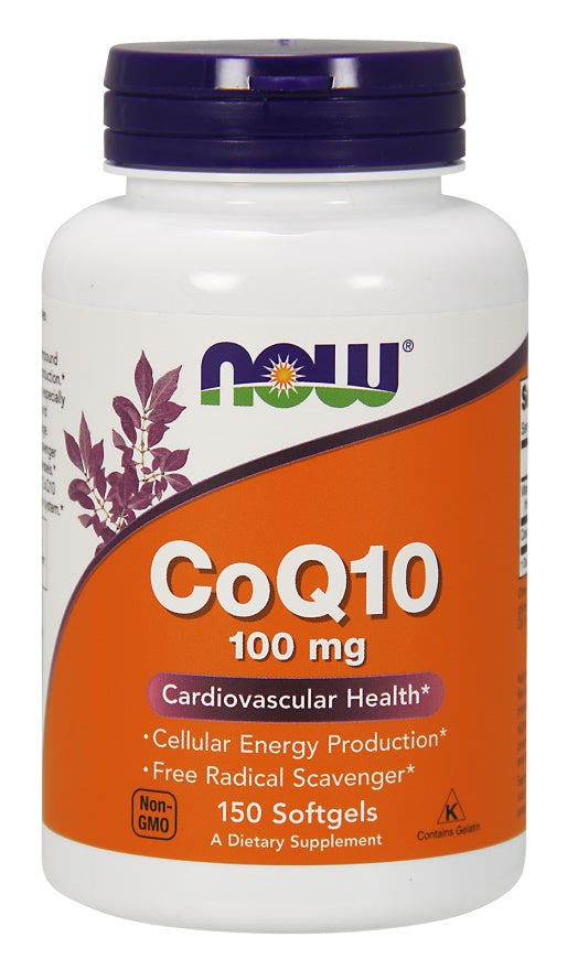 NOW Foods CoQ10, 100mg 150 softgels