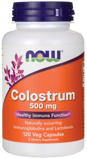 NOW Foods Colostrum, 500mg 120 vcaps