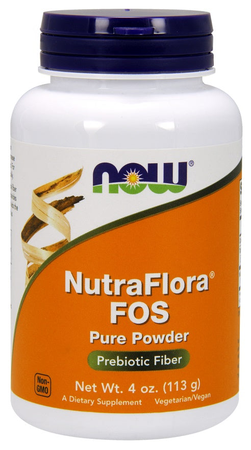 NOW Foods NutraFlora FOS, Pure Powder 113g