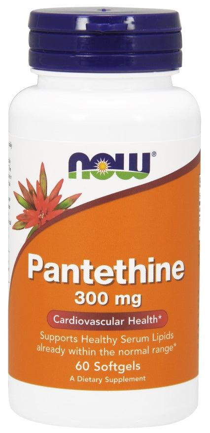 NOW Foods Pantethine, 300mg 60 softgels