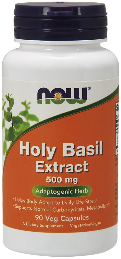 NOW Foods Holy Basil Extract, 500mg 90 vcaps