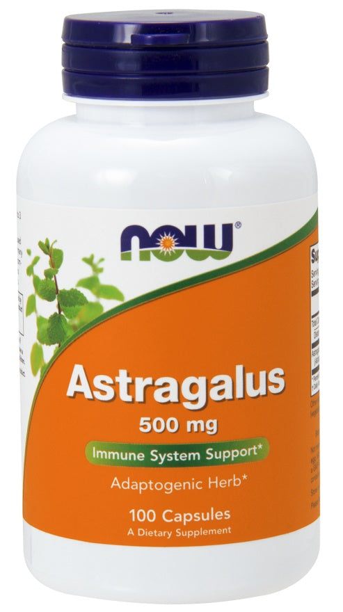 NOW Foods Astragalus, 500mg 100 caps