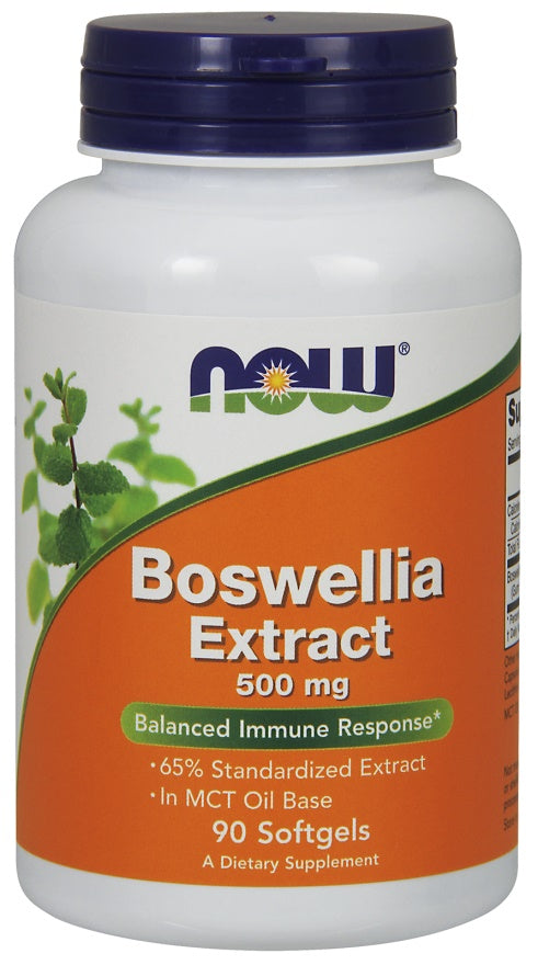NOW Foods Boswellia Extract, 500mg 90 softgels