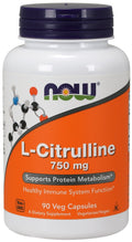 NOW Foods L-Citrulline, 750mg 90 vcaps
