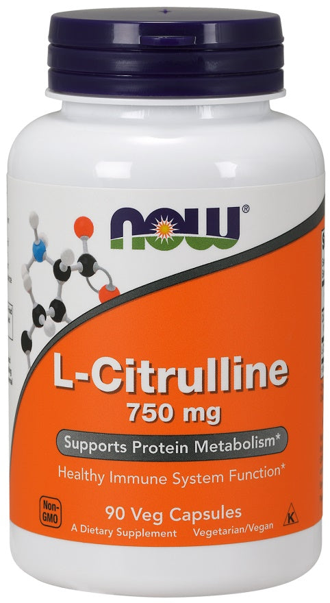 NOW Foods L-Citrulline, 750mg 90 vcaps