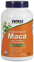NOW Foods Maca 6:1 Concentrate, Pure Powder 198g