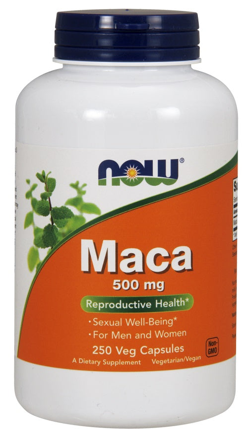 NOW Foods Maca, 500mg 250 vcaps
