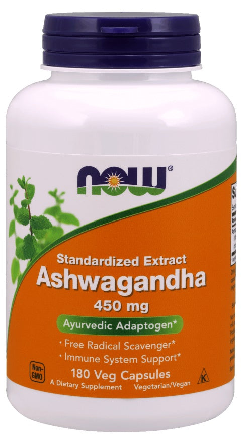 NOW Foods Ashwagandha Extract, 450mg 180 vcaps