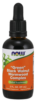 NOW Foods Green Black Walnut Wormwood Complex 59 ml.