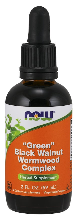 NOW Foods Green Black Walnut Wormwood Complex 59 ml.