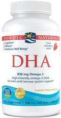 Nordic Naturals DHA, 830mg Strawberry 180 softgels