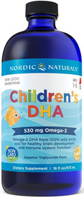 Nordic Naturals Children's DHA, 530mg Omega-3 Strawberry 473 ml.