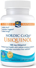 Nordic Naturals Nordic CoQ10 Ubiquinol, 100mg 60 softgels
