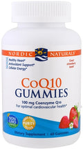 Nordic Naturals CoQ10 Gummies, 100mg Strawberry 60 gummies