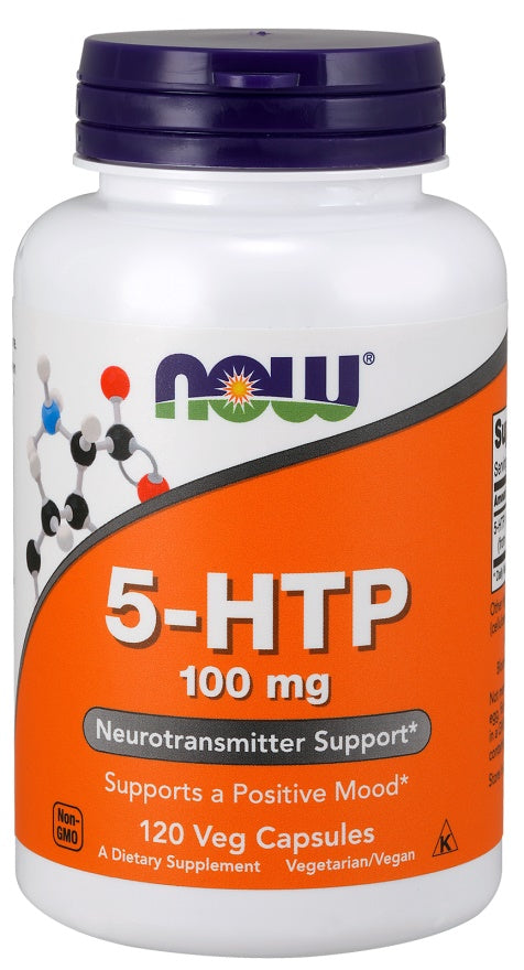NOW Foods 5-HTP, 100mg 120 vcaps