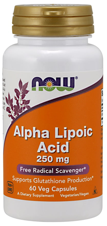 NOW Foods Alpha Lipoic Acid, 250mg 60 vcaps