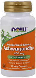 NOW Foods Ashwagandha Extract, 450mg 90 vcaps