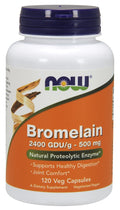 NOW Foods Bromelain, 500mg 120 vcaps
