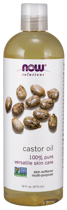 NOW Foods Castor Oil, 100% Pure 473 ml.