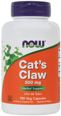 NOW Foods Cat's Claw, 500mg 100 vcaps