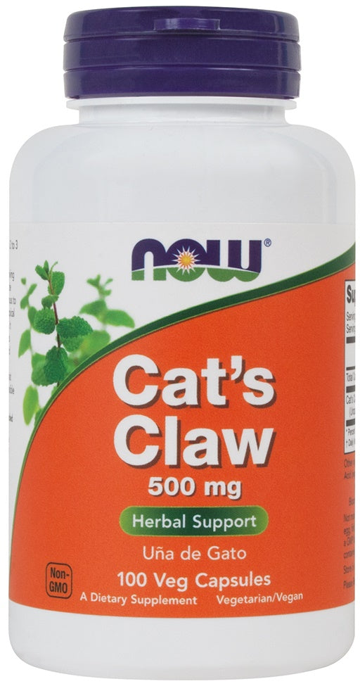 NOW Foods Cat's Claw, 500mg 100 vcaps