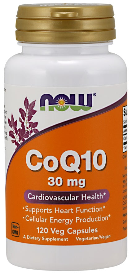 NOW Foods CoQ10, 30mg 120 vcaps