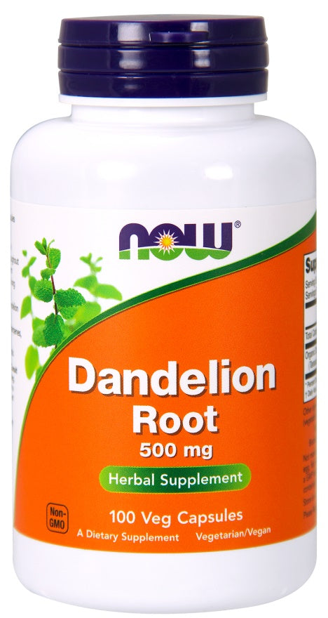 NOW Foods Dandelion Root, 500mg 100 vcaps