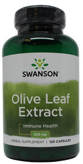 Swanson Olive Leaf Extract, 500mg 120 caps