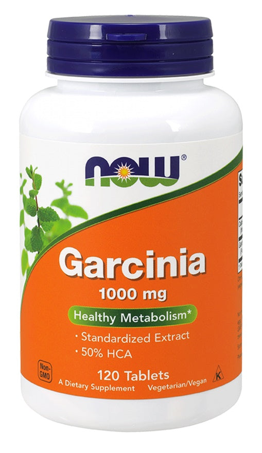 NOW Foods Garcinia, 1000mg 120 tablets