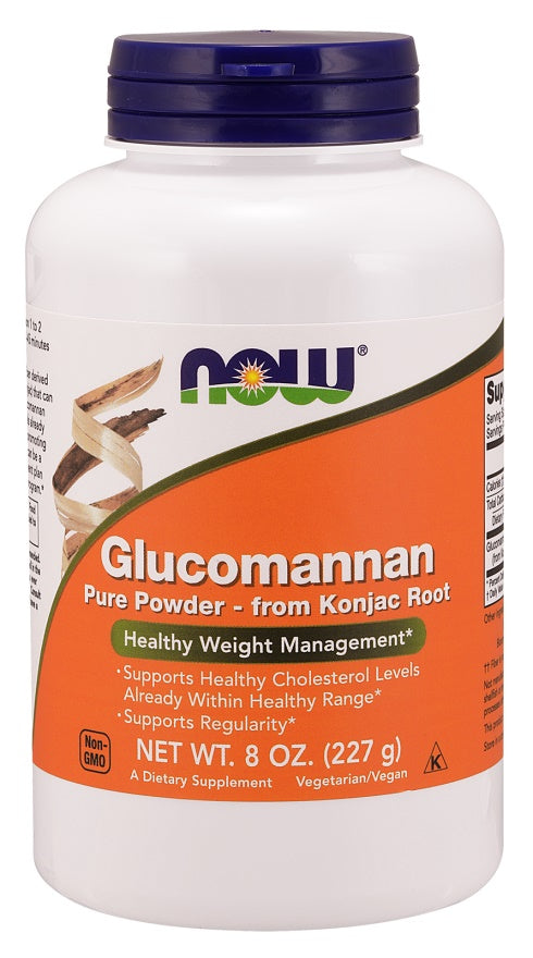 NOW Foods Glucomannan from Konjac Root, Pure Powder 227g