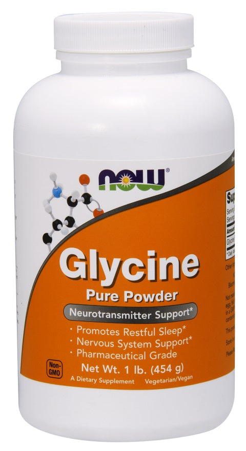 NOW Foods Glycine, Pure Powder 454g
