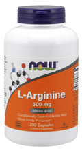 NOW Foods L-Arginine, 500mg 250 caps