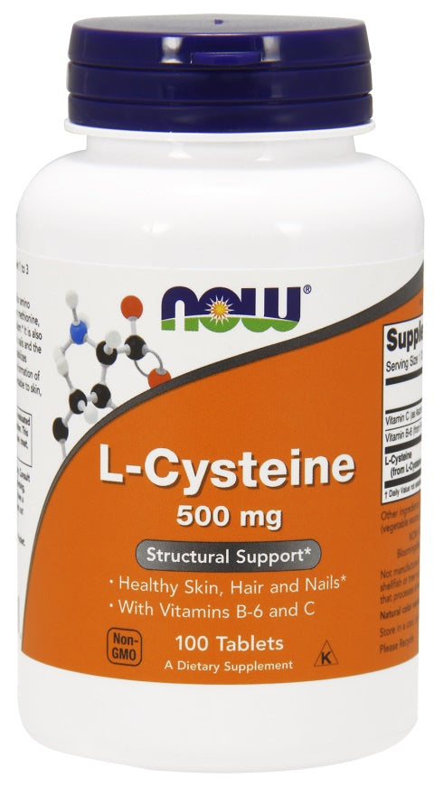 NOW Foods L-Cysteine, 500mg 100 tablets