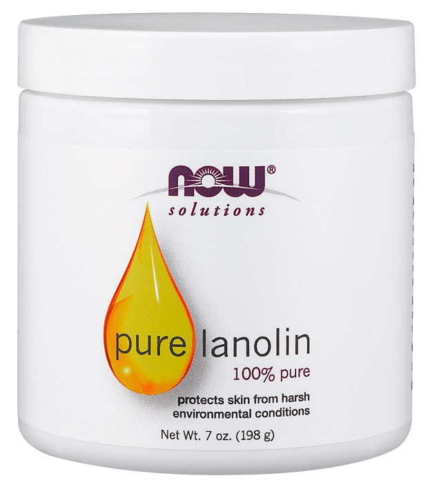NOW Foods Lanolin, 100% Pure 198g
