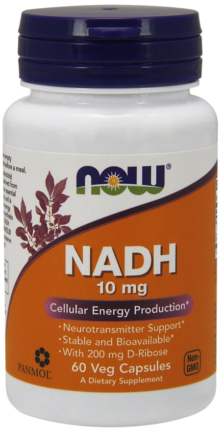 NOW Foods NADH, 10mg 60 vcaps