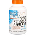 Doctor's Best Purified & Clear Omega 3 Fish Oil 1000mg 120 marine softgels