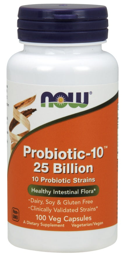 NOW Foods Probiotic-10, 25 Billion 100 vcaps