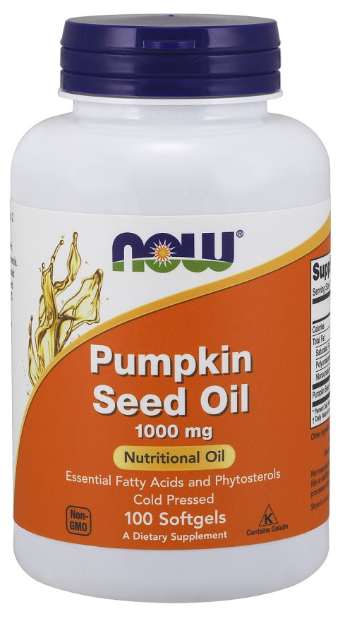 NOW Foods Pumpkin Seed Oil, 1000mg 100 softgels