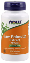 NOW Foods Saw Palmetto Extract, 160mg 120 softgels