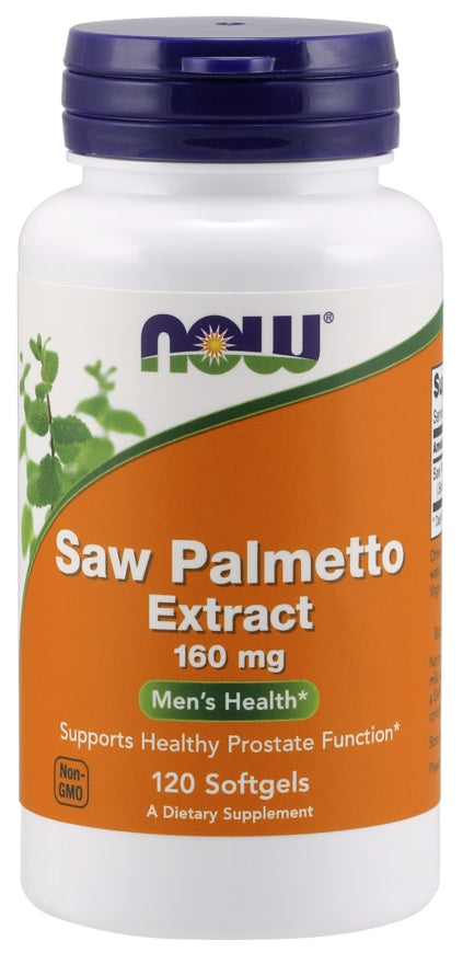 NOW Foods Saw Palmetto Extract, 160mg 120 softgels